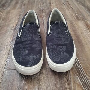 Floral Classic Slip-On Vans